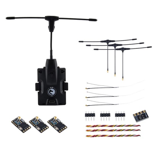 Vente en gros TBS CROSSFIRE MICRO TX V2 STARTER SET MICRO TX V2 CRSF PPM Protocole 915Mhz Transmetteur longue portée pour drone de course FPV